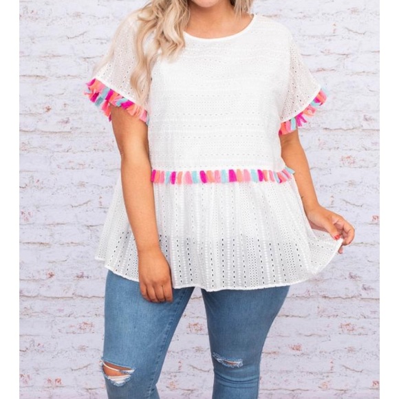 Andree Tops - Poms Away Top